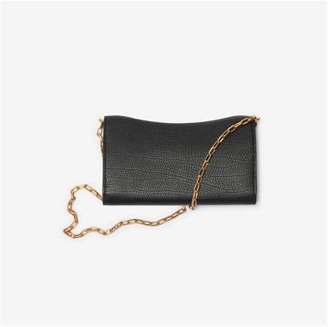 womens black burberry wallet with gold horse on it|Burberry Rocking Horse Chain Wallet .